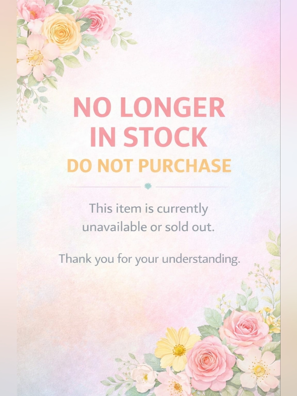NOT FOR SALE